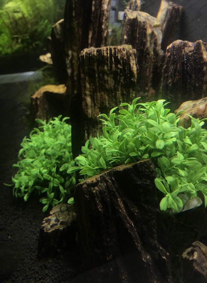 BEGONDIS Aquarium Decorations Fish Tank Artificial Green Water Plants Made of Soft Plastic, Safe for All Fish & Pets (Style-3) - Image 4
