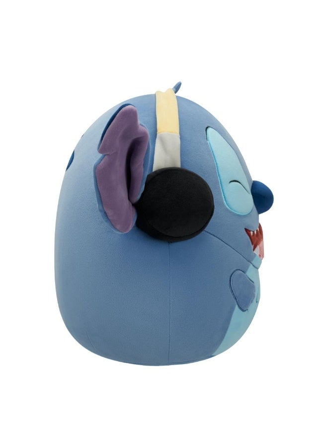 Squishmallows SQDI - Medium Plush (10" Disney - Stitch with Headphones) (CP of 4) - Image 2