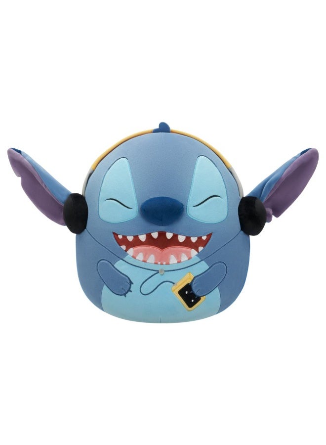 Squishmallows SQDI - Medium Plush (10" Disney - Stitch with Headphones) (CP of 4) - Image 1
