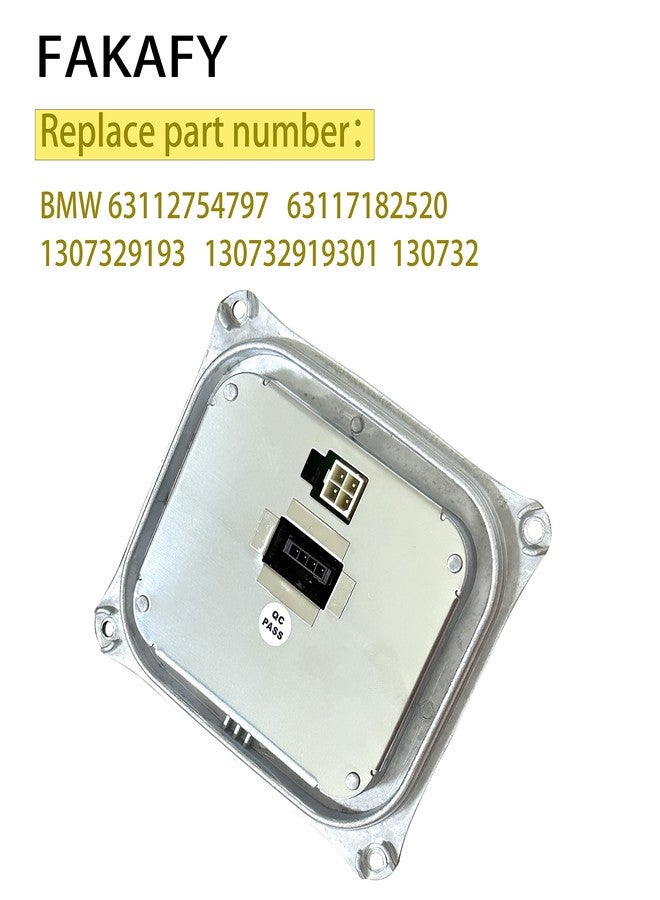FAKAFY Compatible with Xenon Headlight Ballast Control Unit Module BMW 328i 328xi 335i 335xi 645i 650i X5 X3 E90 E92 E93 130732919301 1307329153 130732915301 - Image 2