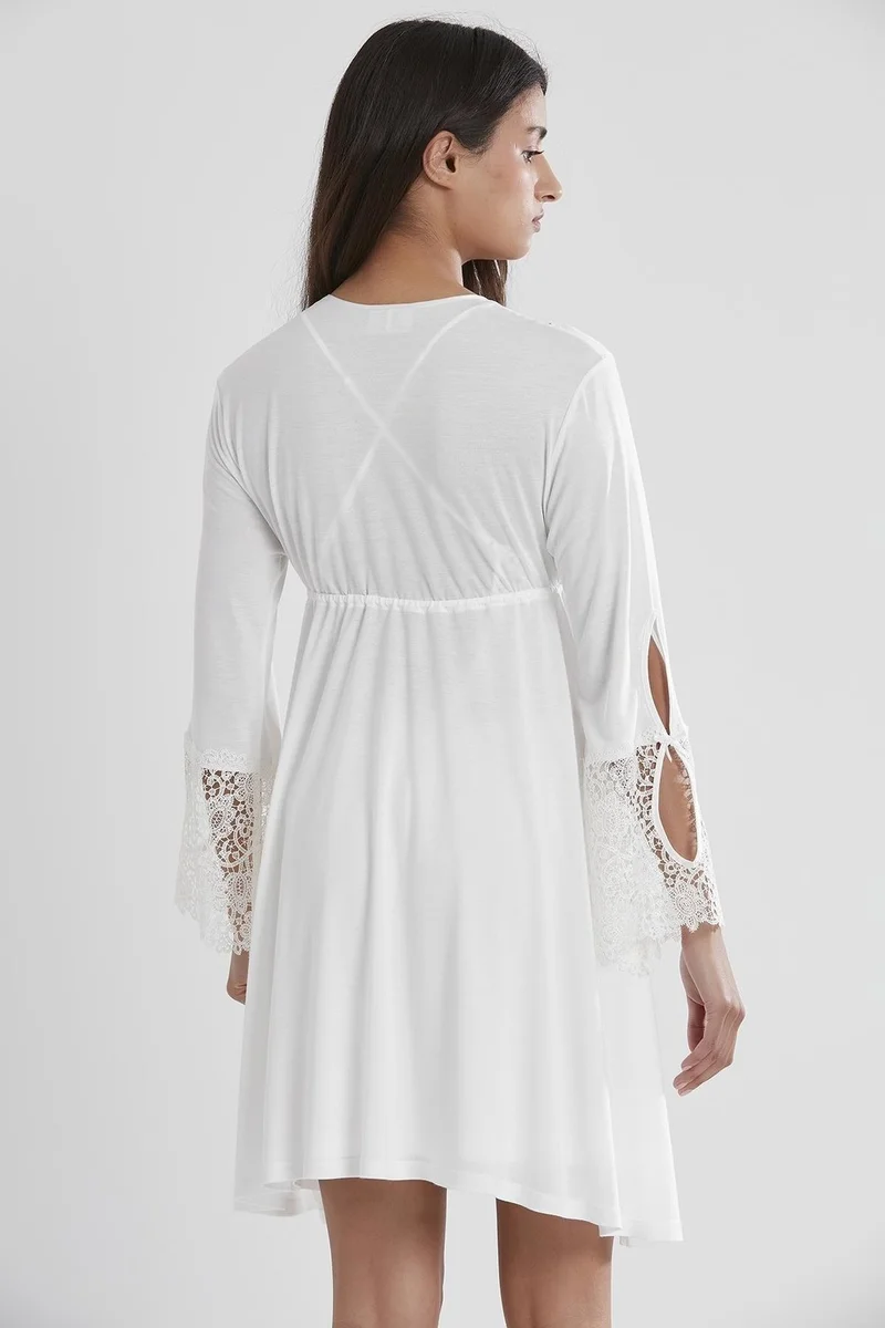 بيير كاردان 5625 Women's Combed Cotton Lace Six Set Dowry Suit