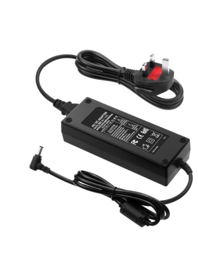 Terabyte AC 100-240V to DC 12V 10A Power Supply Adapter Converter Transformer 12 Volt 10 Amp 120W with 5.5mm x 2.5mm /2.1mm DC Output Jack for 5050 3528 LED Strip Light CCTV Cameras 3D Printer - Image 1