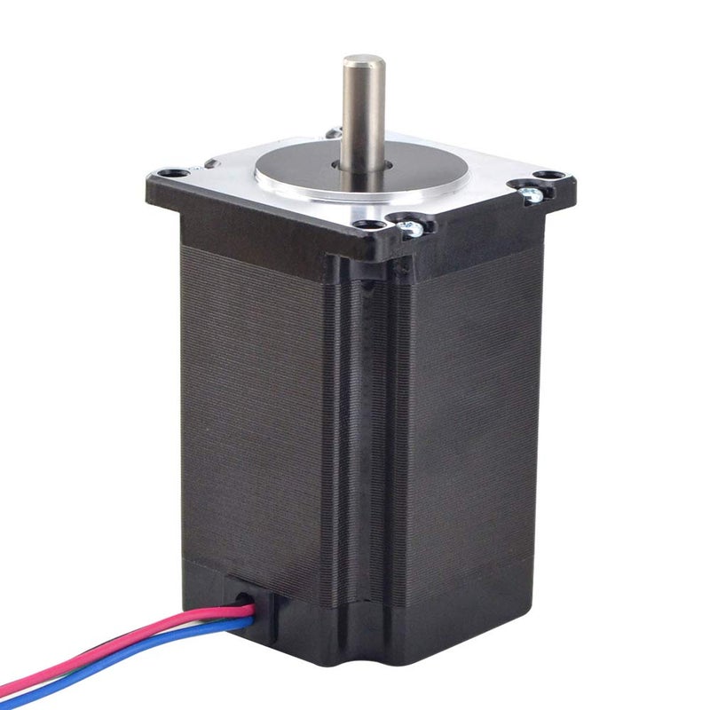 STEPPERONLINE Nema 23 Stepper Motor 2.4Nm(339.79oz.in) 4.0A 8mm Shaft 57x57x82mm 4 Wires - Image 2