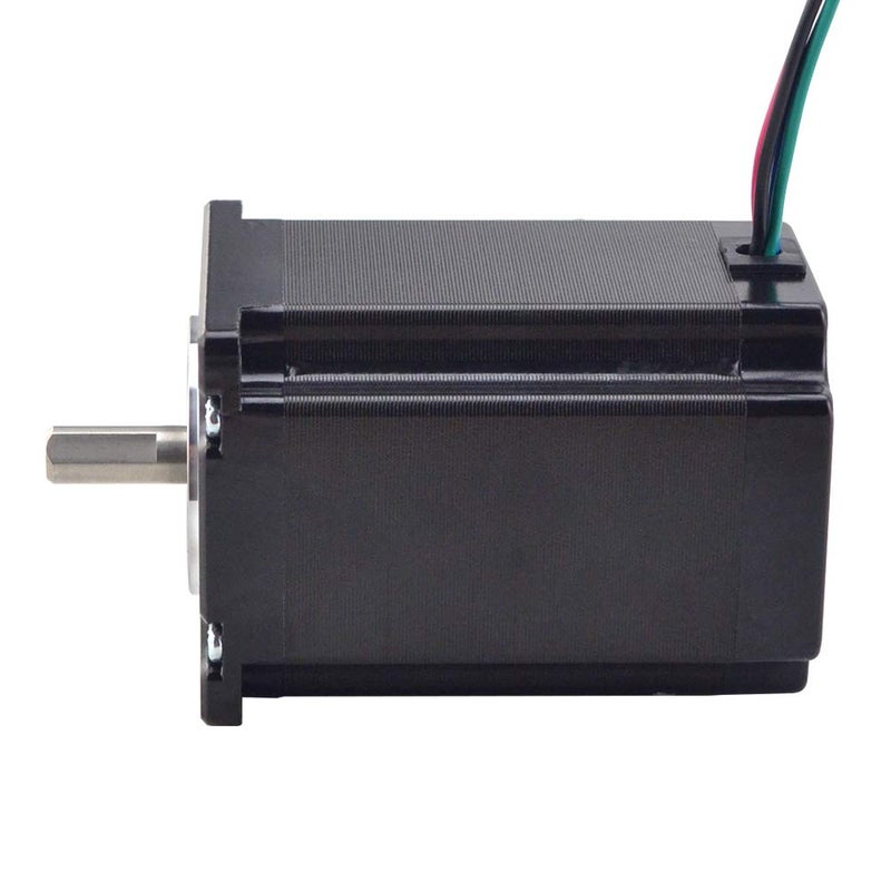 STEPPERONLINE Nema 23 Stepper Motor 2.4Nm(339.79oz.in) 4.0A 8mm Shaft 57x57x82mm 4 Wires - Image 3