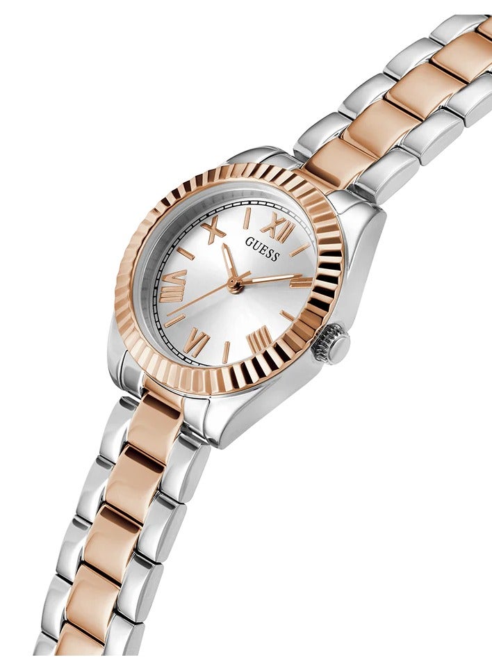 Guess Women's Mini Luna  2-Tone Silver & Rose Gold Quartz Analog Watch - GW0687L3 - view 4