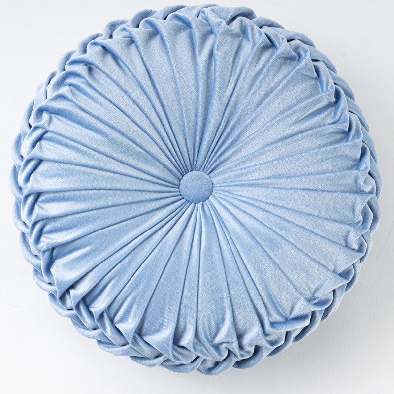 Plush Futon Cushion Thickened Round Pumpkin Waist Pillow Balcony Bay Window Tatami Window Window Floor Wheel Pillow - Image 1