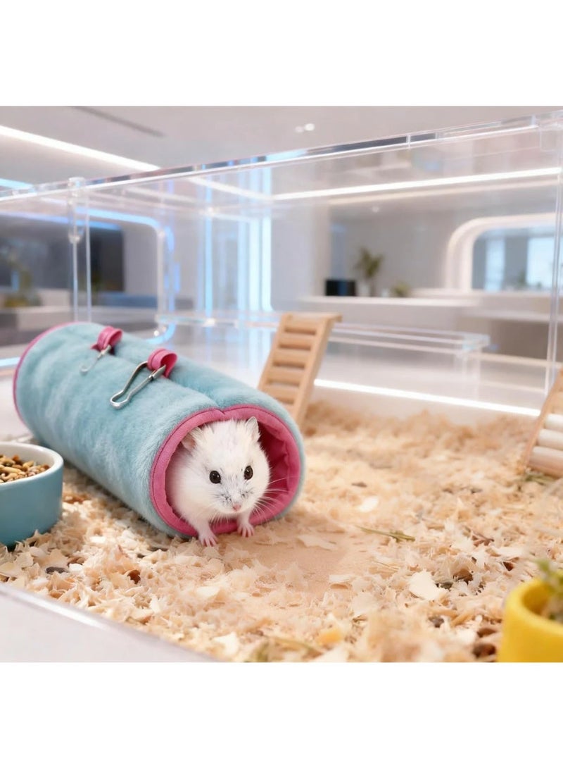  إكس إف إكسينغفو حمّام حيوانات، سرير ناعم، بيت حيوانات أليفة صغير، بيت معلق قفصعشش للهامستر والفأر والقنفذ للنوم واللعب - Image 3