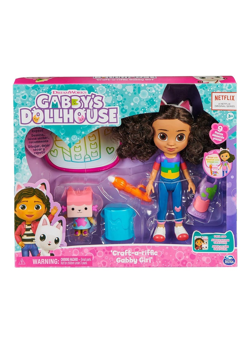 SPIN MASTER - Gabby's Dollhouse Deluxe Gabby Craft Doll Playset - Image 1
