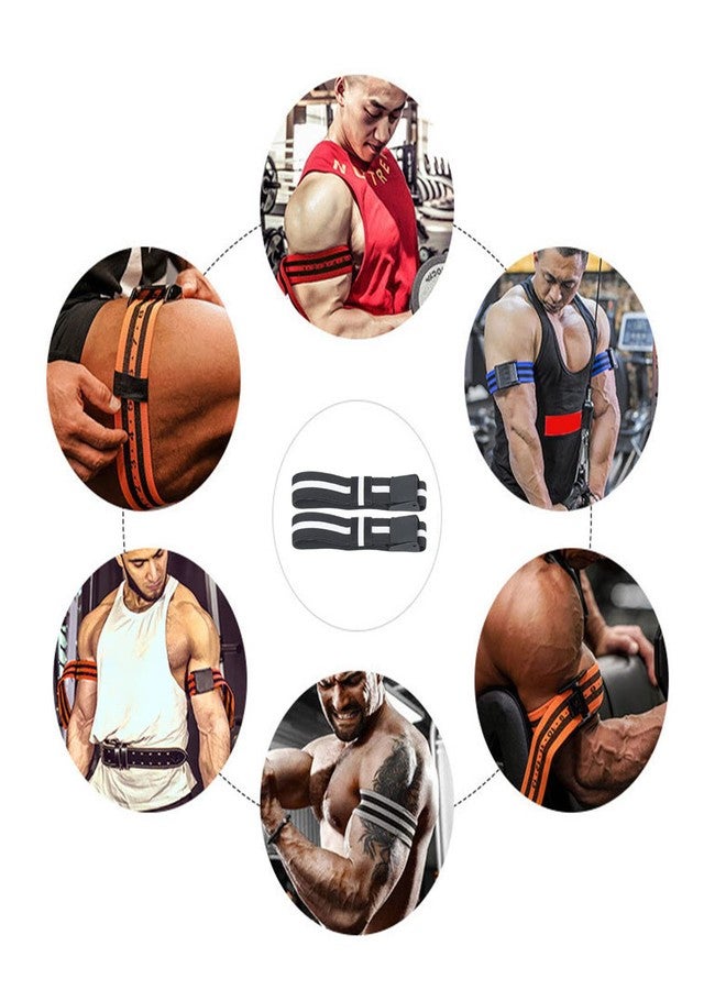 plplaaoo 2Pcs Blood Flow Restriction Bands Kaatsu Training Bands,Occlusion Training Bands,Bicep Bands,Workout Equipment Weight Bands,Workout Blood Flow Restriction Bands, Occlusion Training Bands Blood Fl - Image 3