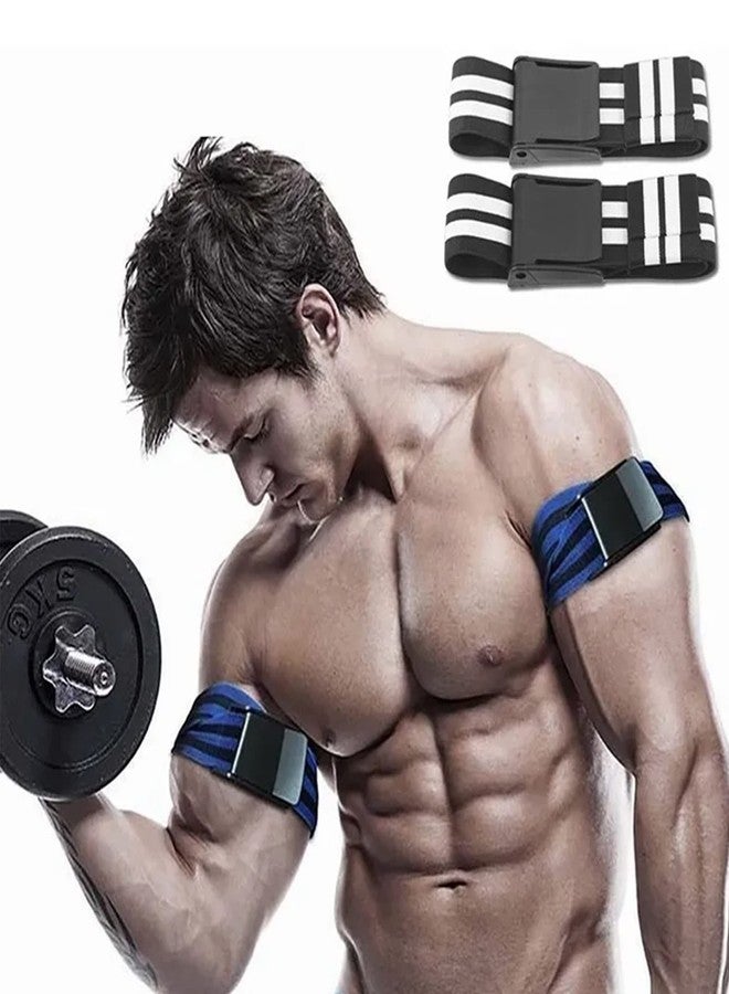plplaaoo 2Pcs Blood Flow Restriction Bands Kaatsu Training Bands,Occlusion Training Bands,Bicep Bands,Workout Equipment Weight Bands,Workout Blood Flow Restriction Bands, Occlusion Training Bands Blood Fl - Image 2