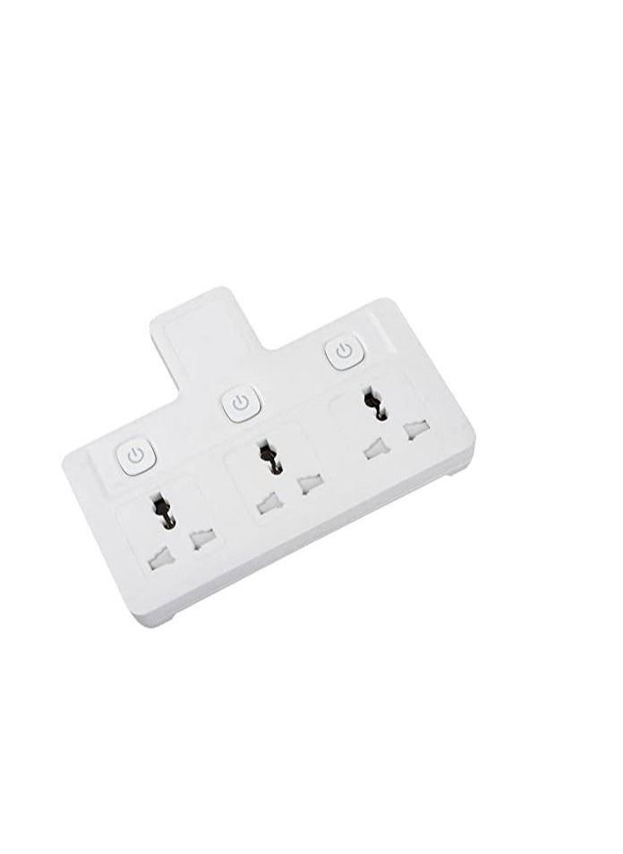 TYCOM Power Adapter Multi Plug Extension Extender Wall Charger Socket 3 Way Multiple Electrical Outlet Adaptor Charging Station for Home Office (3 Way)  - Image 2