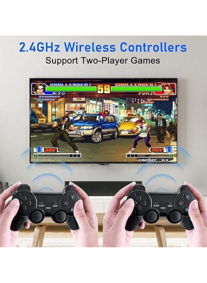 Generic - Game Console 4K HD Video Game Console 2.4G Dual Wireless Controller, Classic 64GB Retro TV Game Console 10000 Game Stick - Image 1