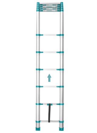 TOTAL Telescopic Ladder 8 Steps THLAD08081 - pzsku/Z018FB13EA1AC0172466FZ/45/_/1704020968/0a638d39-37e9-4c3c-8c6a-6943e08c79ed