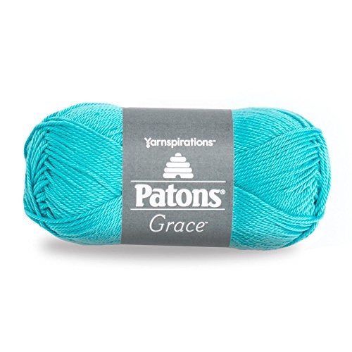 Patons Grace Yarn, 1.75 oz, Aquifer, 1 Ball - Image 4
