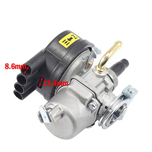 JRL 49cc 60cc 66cc 80cc Carburetor 2 Stroke Engine Motorized Bicycle Bike Carb … (silver) - Image 4