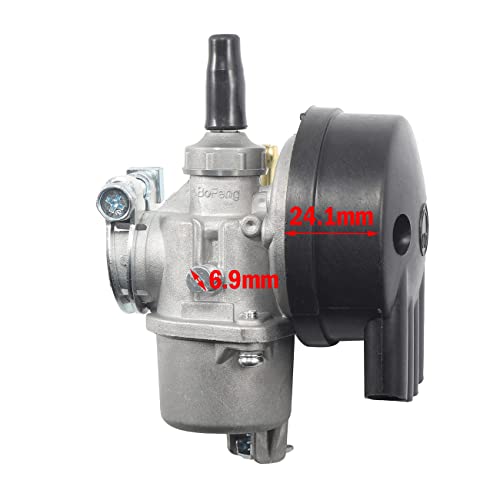 JRL 49cc 60cc 66cc 80cc Carburetor 2 Stroke Engine Motorized Bicycle Bike Carb … (silver) - Image 3