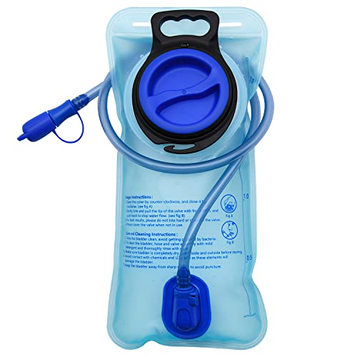 Mdvora 1.5L/2L/2.5L/3L Hydration Bladder, Large Opening Water Storage Bladder Bag, for Cycling Hiking Camping(2L,1 Pack) - Image 1