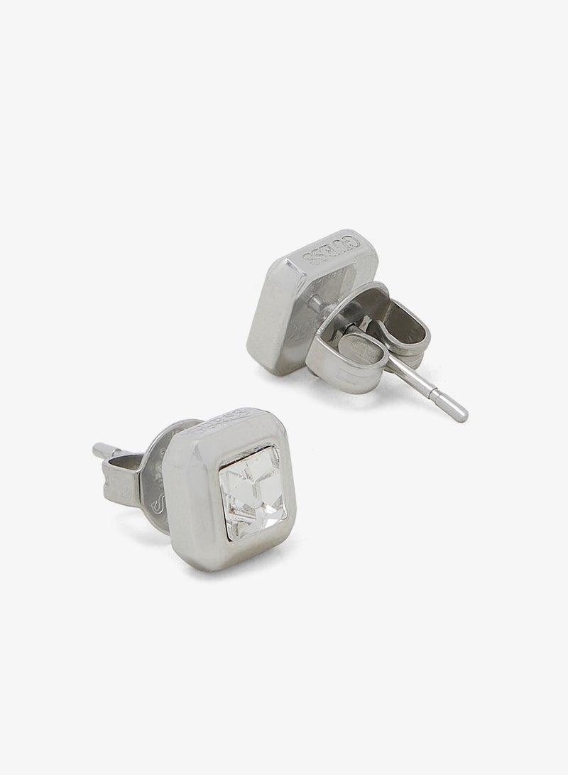 GUESS 7Mm Crystal Cube Studs - Image 2