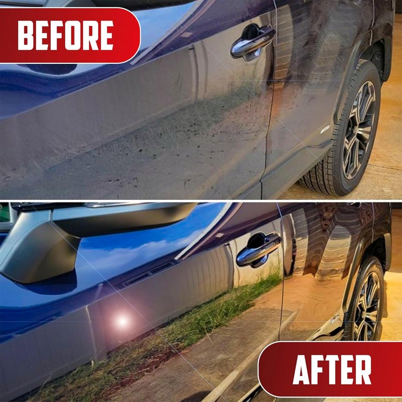 Alphamax Car & Bike Exterior Shine Spray 500ML With Cleaning Cloth, UV & Dust Protection, High-Gloss Silicone Glaze, Non-Sticky, Water-Resistant Polish for Painted, Plastic & Chrome Surfaces - Image 2