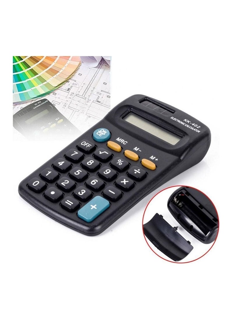 Generic A small black calculator that combines elegance and practicality, ideal for students, employees, and business owners. The compact design makes it easy to carry in a pocket or bag, and gives you fast performance in calculations.  - Image 2