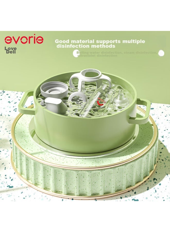 Evorie Glass Baby Bottle, Wide Neck With Protective Sleeve And Handle, Infant Bottle 240ml - Image 4