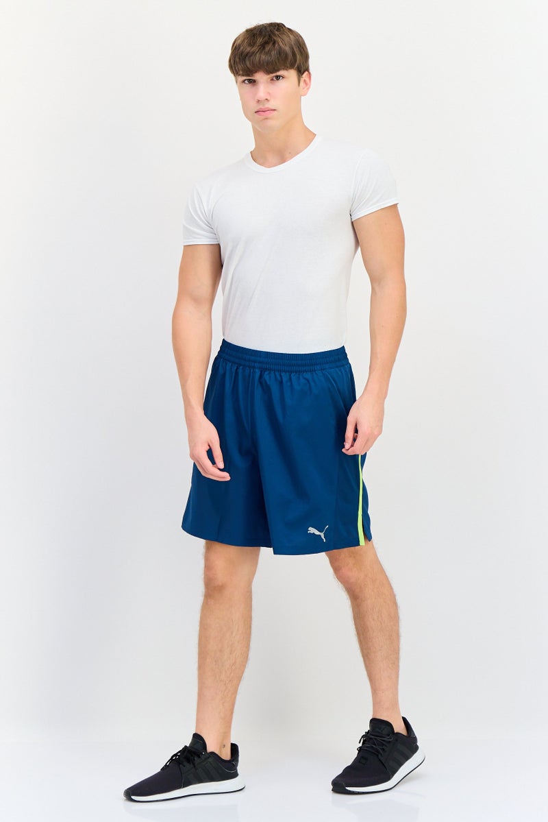 PUMA Men Sportswear Fit 7 Inseam Brand Logo Running Shorts, Teal Blue - Image 4