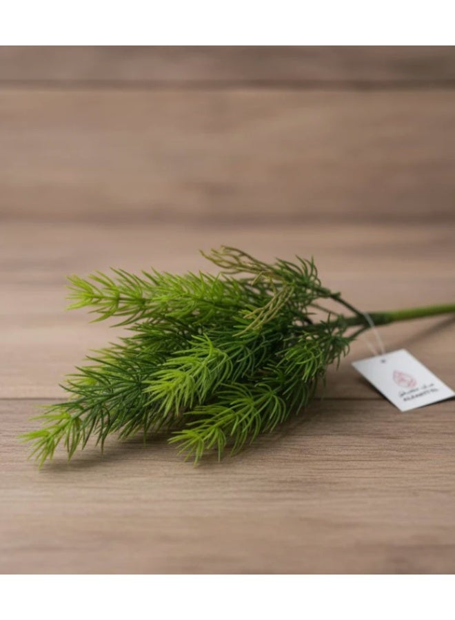 أي كي دي سي فرع الصنوبر الاصطناعي AKDC - ساق بلاستيكية دائمة الخضرة مدمجة، سهلة الترتيب والصيانة، مقاس 40 سم، - مصنوعة من البلاستيك المرن لمحاكاة فروع الصنوبر بإبر وفروع واقعية. - Image 1