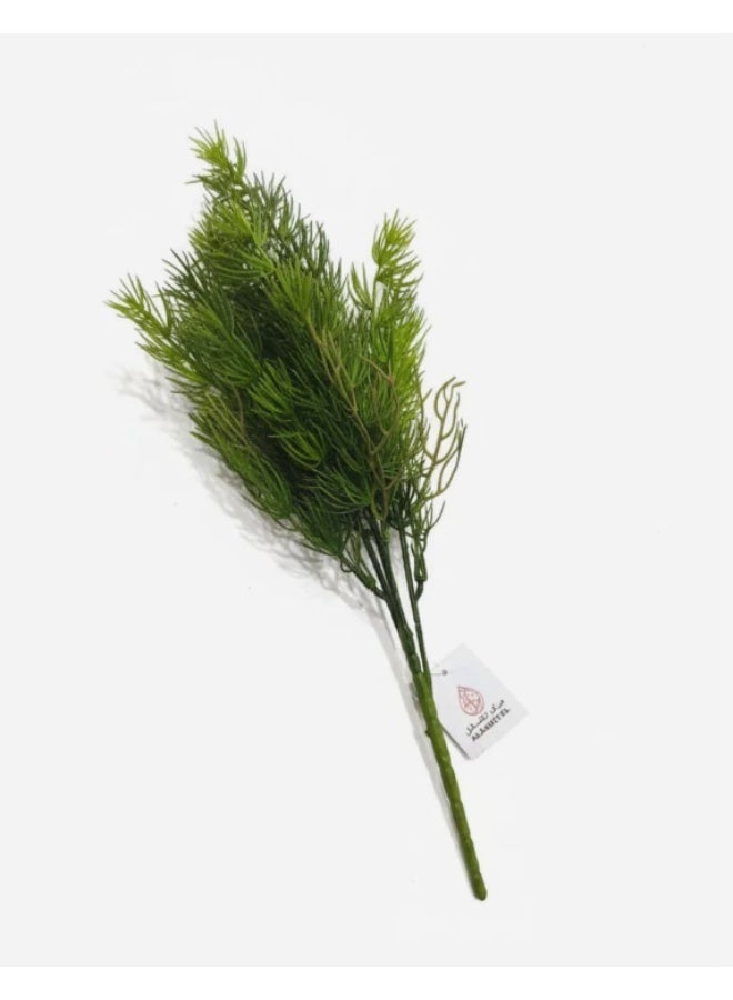 أي كي دي سي فرع الصنوبر الاصطناعي AKDC - ساق بلاستيكية دائمة الخضرة مدمجة، سهلة الترتيب والصيانة، مقاس 40 سم، - مصنوعة من البلاستيك المرن لمحاكاة فروع الصنوبر بإبر وفروع واقعية. - Image 2