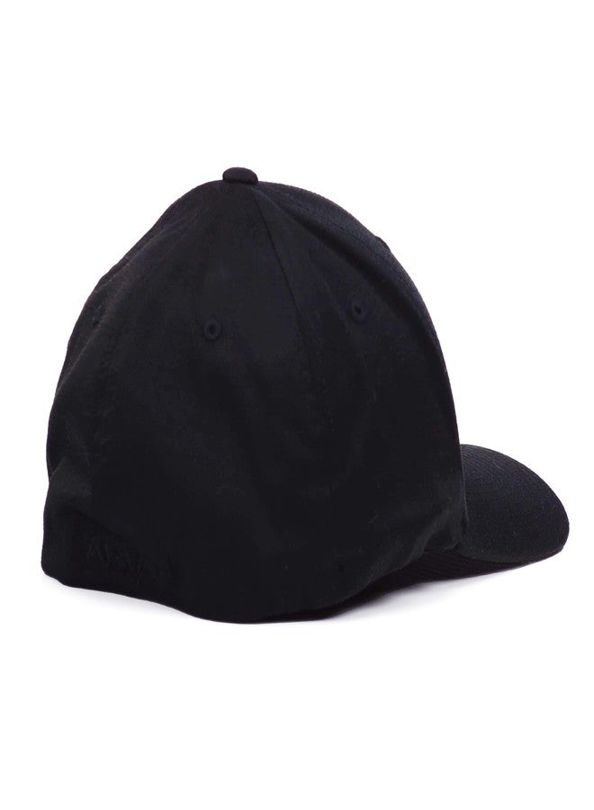 ARIAT Men's Black Flexfit Shield Logo Cap - Image 4