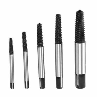 YADAV 5pcs Screw Extractor Set Easy Out Drill Bits Guide Broken Screws Bolt Remover - Image 1