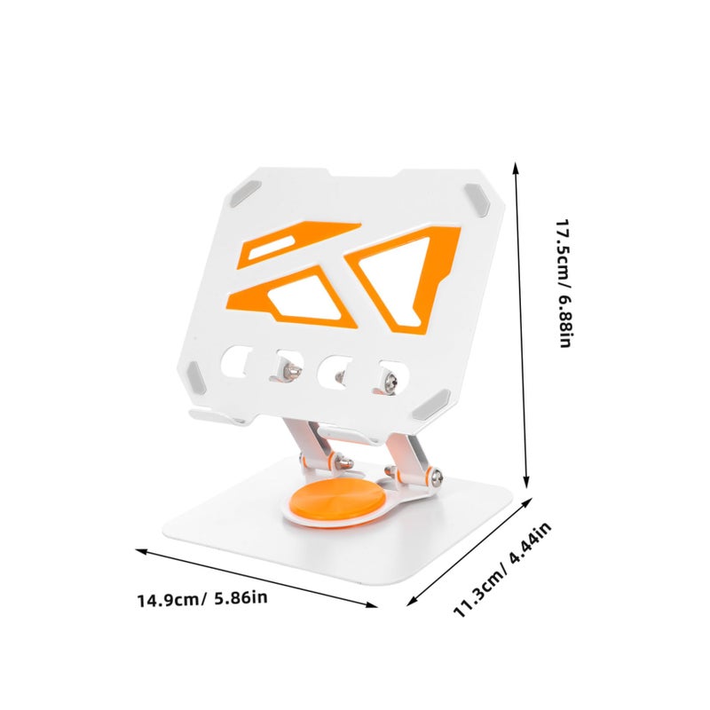 Foldable Tablet Stand Adjustable Phone Holder with Nonslip Base for Streaming Office and Entertainment - Image 3