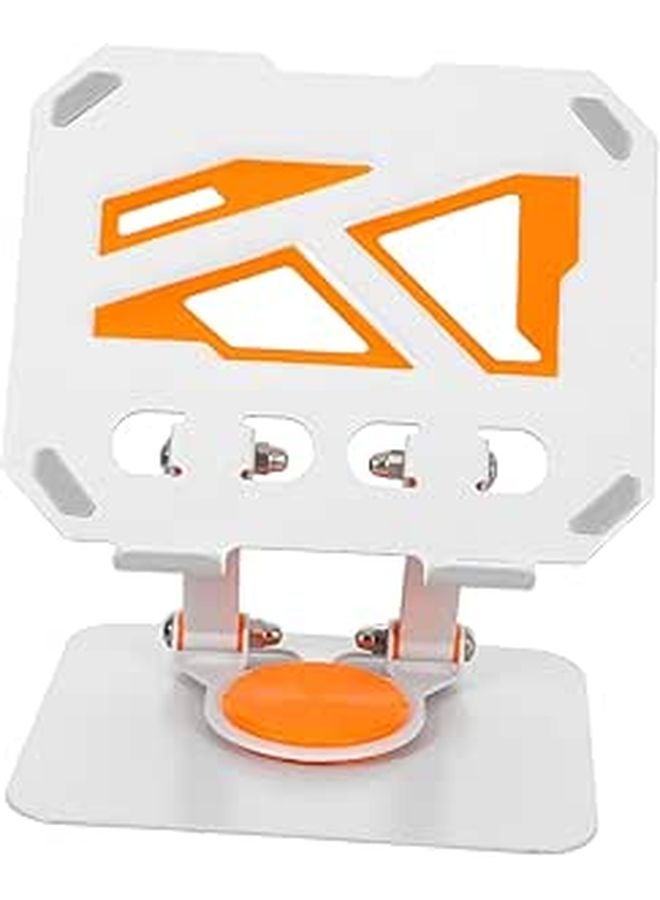 Foldable Tablet Stand Adjustable Phone Holder with Nonslip Base for Streaming Office and Entertainment - Image 1