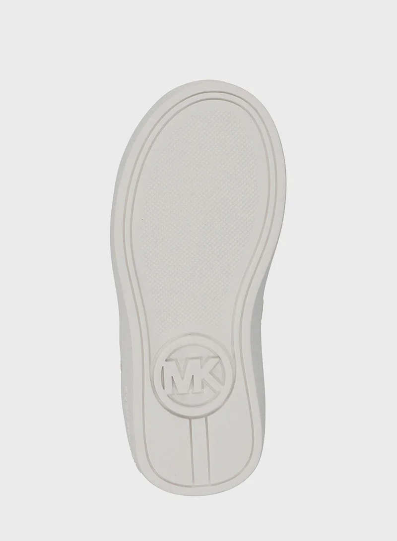 Michael Kors Kids Jem Airin Ps Low Top Velcro Sneakers