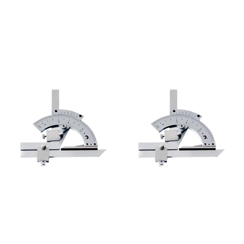 2pcs Universal Protractor 0-320 Degree Precision Goniometer Angle Measuring Finder Ruler Tool Woodworking Measuring Tool ( ) - Image 2