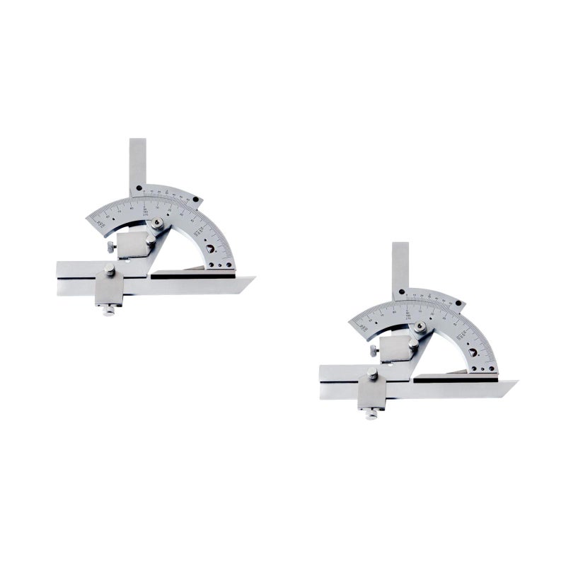 2pcs Universal Protractor 0-320 Degree Precision Goniometer Angle Measuring Finder Ruler Tool Woodworking Measuring Tool ( ) - Image 4