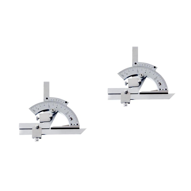 2pcs Universal Protractor 0-320 Degree Precision Goniometer Angle Measuring Finder Ruler Tool Woodworking Measuring Tool ( ) - Image 5