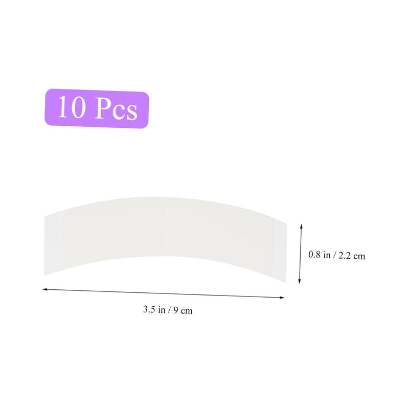 Practical design alternatives 10pcs Double-Sided Lace Front Wig Tape for Hair Extensions No-Residue Adhesive Hairpiece Tape Strong Hold for Hair Types for Seamless Application Single & bulk storage compatible - Image 5