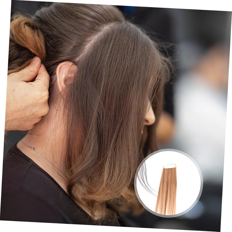 Practical design alternatives 10pcs Double-Sided Lace Front Wig Tape for Hair Extensions No-Residue Adhesive Hairpiece Tape Strong Hold for Hair Types for Seamless Application Single & bulk storage compatible - Image 3