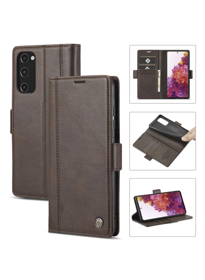Case For Samsung Galaxy S20+ Magnetic Buckle PU + TPU Horizontal Flip Leather Case with Holder & Card Slots & Wallet