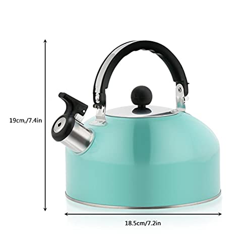shenruifa 3L Stainless Steel Whistling Camping Bottle Lightweight Kettle for Camping Trips red - Image 3