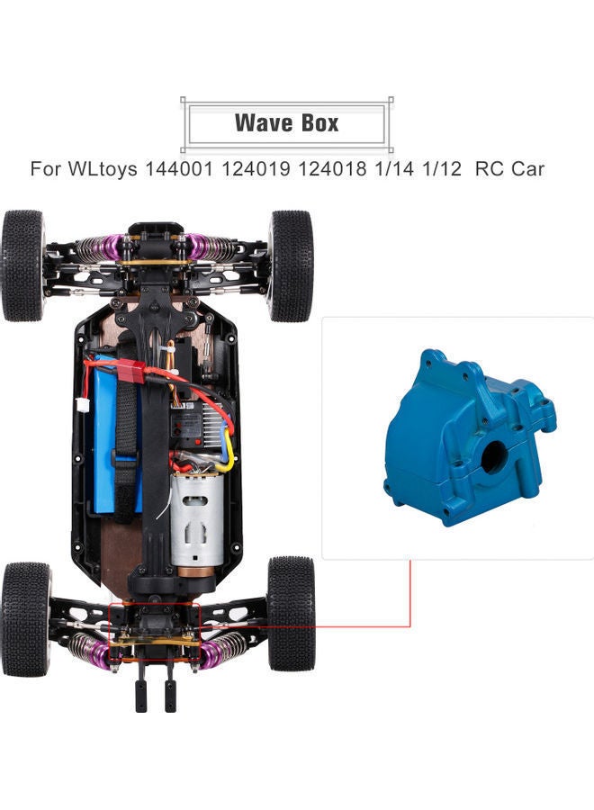 NIBEMINENT Metal Gearbox 10.5x3.5x7.8cm - Image 3