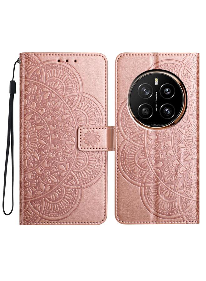 Zaboon Case For Honor Magic7 Pro Flower Embossed Leather Phone Case - Image 1