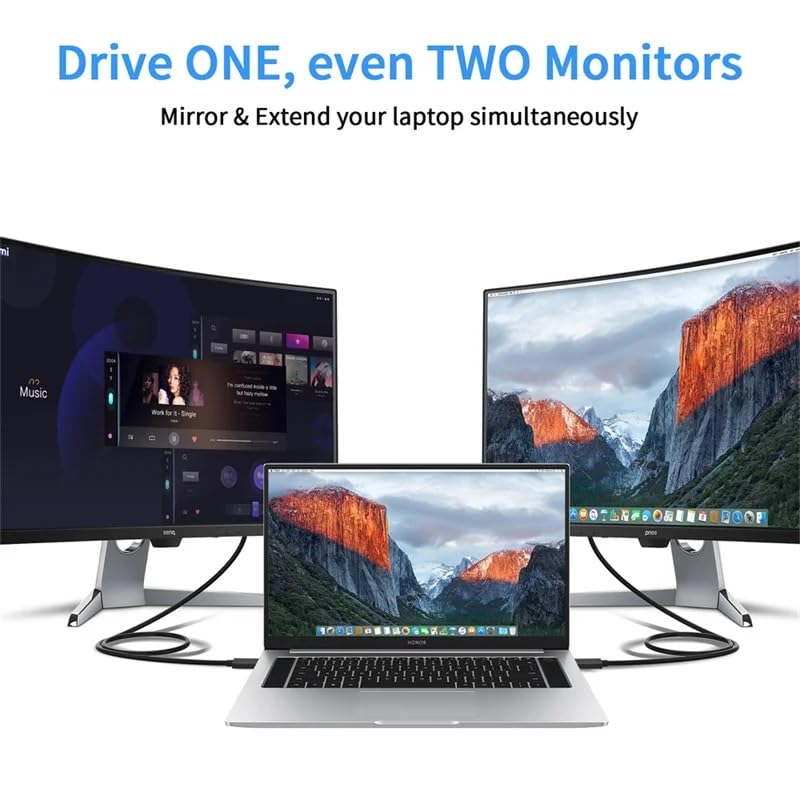 MICROWARE USB Type C 3.1 to VGA Adapter Cable 1080P Type C Male to VGA Male Video Converter Cable for HDTV Projector Laptop Monitor 1/1.8M - Image 3