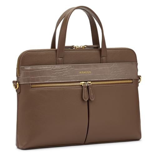 Miraggio Reese Laptop Bag | Unisex Laptop Bags With Adjustable & Detachable Strap | Fits Up to 14 Inches Laptop - Image 5