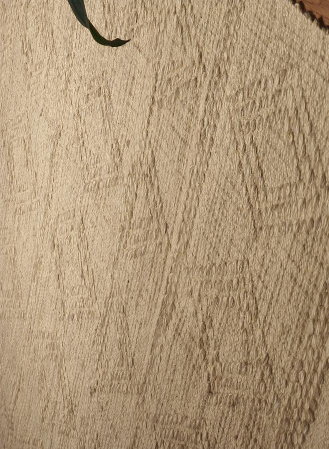 Kilim Studio Handmade Modern Beige and Off White Kilim - Image 3