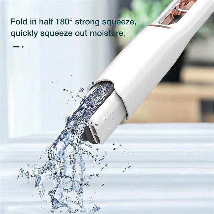 ATEVON ATEVON Portable Mini Mop Kitchen Cleaning Tools Car Desk Office SELFSqueeze Short MOP Hand WASHFree Absorbent with 1 Cotton Head Sponge for Bathroom Kitchens Table Multicolor - Image 4