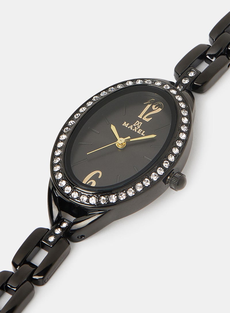 Maxel Women's Embellished Wrist Watch MX71 - Image 2