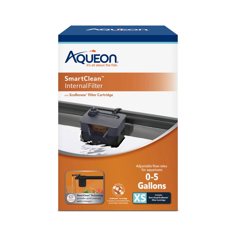 Aqueon QuietFlow Internal Filter with SmartClean Technology, Extra Small - Image 1
