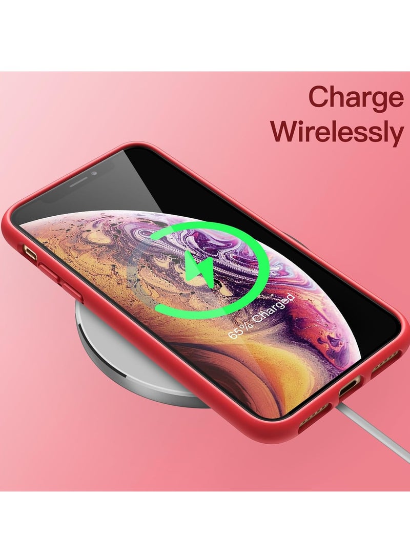 LEDIN Silicone Case for iPhone X, iPhone XS, 5.8-Inch, Silky-soft touch Full-Body Protective Case, Shockproof cover with Microfiber Lining - Image 2