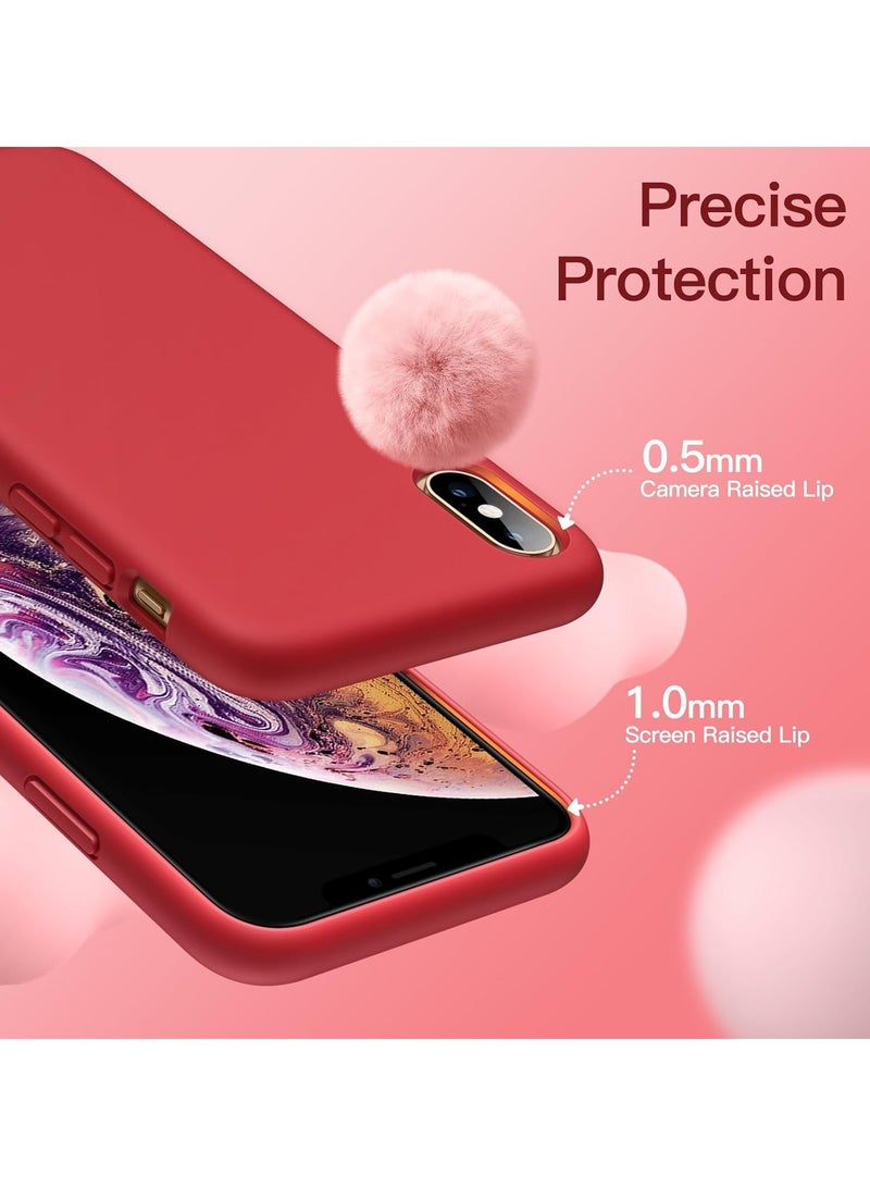 LEDIN Silicone Case for iPhone X, iPhone XS, 5.8-Inch, Silky-soft touch Full-Body Protective Case, Shockproof cover with Microfiber Lining - Image 3